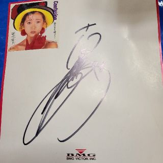 真弓倫子⭐直筆サイン色紙とハンカチの通販|ラクマ