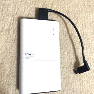 エレコム(ELECOM)のエレコムモバイルバッテリー　Type-C対応/6000mAh/3.0A(バッテリー/充電器)