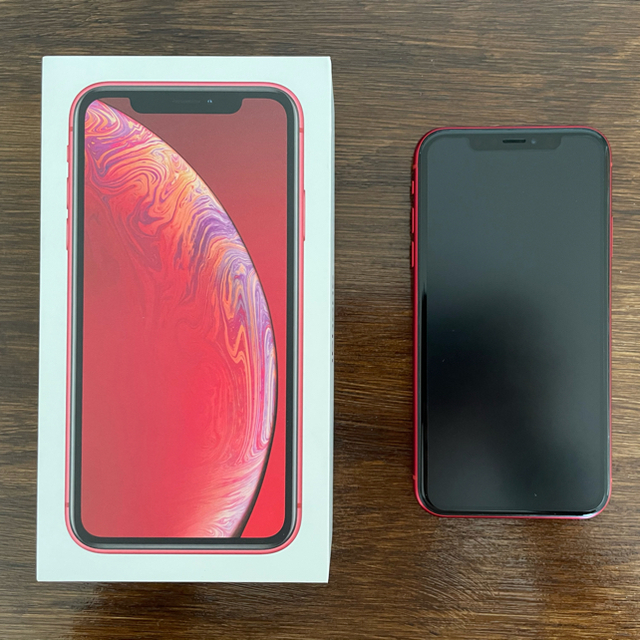 iPhone XR 64GB RED 【値下げ交渉可能！】スマートフォン/携帯電話