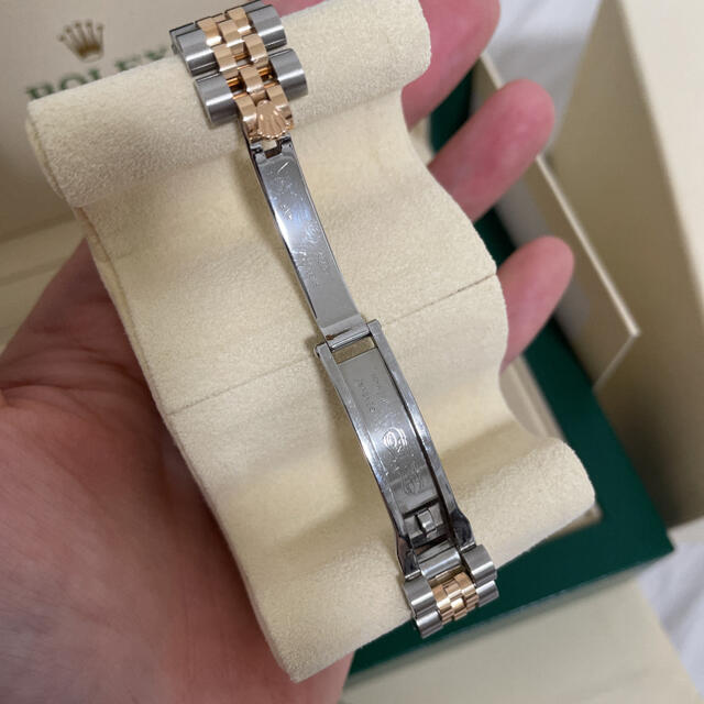 ROLEX(ロレックス)のロレックス　PG デイトジャスト　シェルフェイス　10Pダイヤ レディースのファッション小物(腕時計)の商品写真