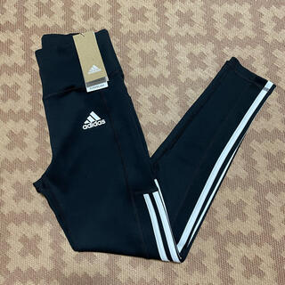 アディダス(adidas)の《値下げ！》adidas  レギンス　9分丈　黒　アディダス　M(レギンス/スパッツ)