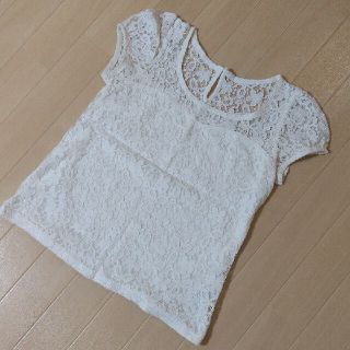 バイバイ(ByeBye)の新品 Bye Bye レーストップス Tシャツ フラワー柄(カットソー(半袖/袖なし))