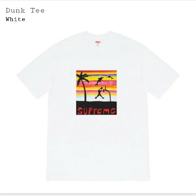 Supreme Dunk Tee White / XLTシャツ/カットソー(半袖/袖なし)