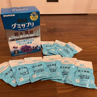 ユーハミカクトウ(UHA味覚糖)のUHA グミサプリ　鉄&葉酸　9パック（90日分）(その他)