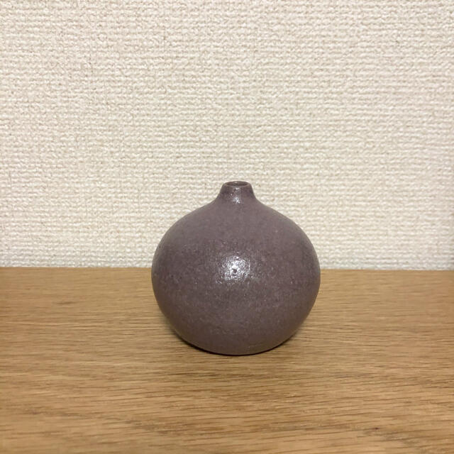 AKANE POTTERY  花器 紫 陶器 インテリア/住まい/日用品のインテリア小物(花瓶)の商品写真