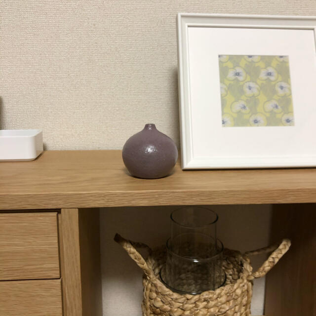 AKANE POTTERY  花器 紫 陶器 インテリア/住まい/日用品のインテリア小物(花瓶)の商品写真