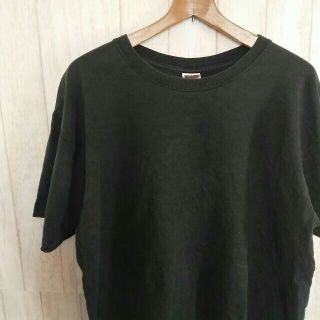 古着 フルーツオブザルーム 企業系 ビッグシルエット Tシャツ XL 黒ブラック(Tシャツ/カットソー(半袖/袖なし))