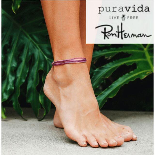 Ron Herman(ロンハーマン)のRonHerman★ベッカム愛用のPura Vida アンクレット★日本未発売  レディースのアクセサリー(アンクレット)の商品写真