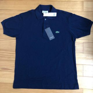 ラコステ(LACOSTE)の【新品】ラコステ　L1212 ポロシャツ サイズM ネイビー フランス製(ポロシャツ)