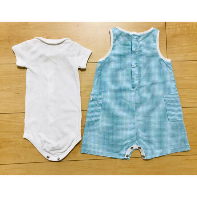 PETIT BATEAU(プチバトー)のPETIT BATEAUプチバトー　ロンパース 60 キッズ/ベビー/マタニティのベビー服(~85cm)(ロンパース)の商品写真