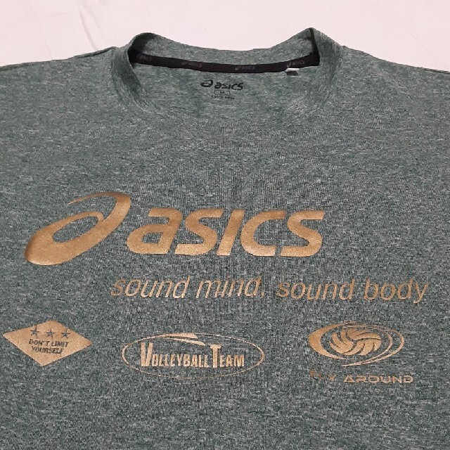 asics(アシックス)のアシックス　バレーボールTシャツ　Mサイズ スポーツ/アウトドアのスポーツ/アウトドア その他(バレーボール)の商品写真