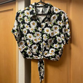 アメリカンアパレル(American Apparel)のAmerican Apparel 花柄トップス(カットソー(半袖/袖なし))