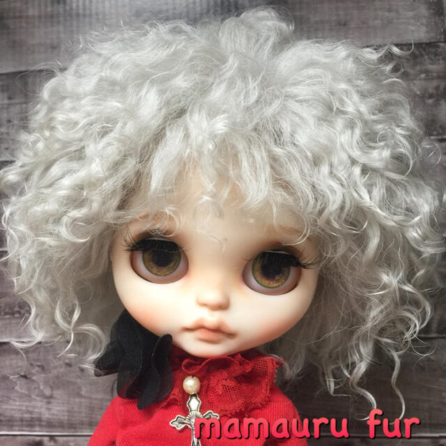 blythe _w-273アイスグレー✨ムートンフルスキンウィッグ