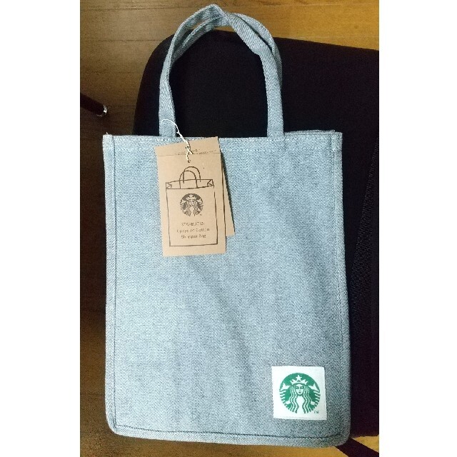 Starbucks Coffee(スターバックスコーヒー)のスターバックス デニム ショッパーバッグ トートバッグ ブルー   S レディースのバッグ(トートバッグ)の商品写真