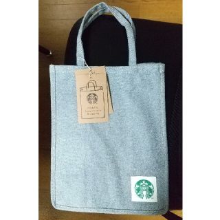 スターバックスコーヒー(Starbucks Coffee)のスターバックス デニム ショッパーバッグ トートバッグ ブルー   S(トートバッグ)