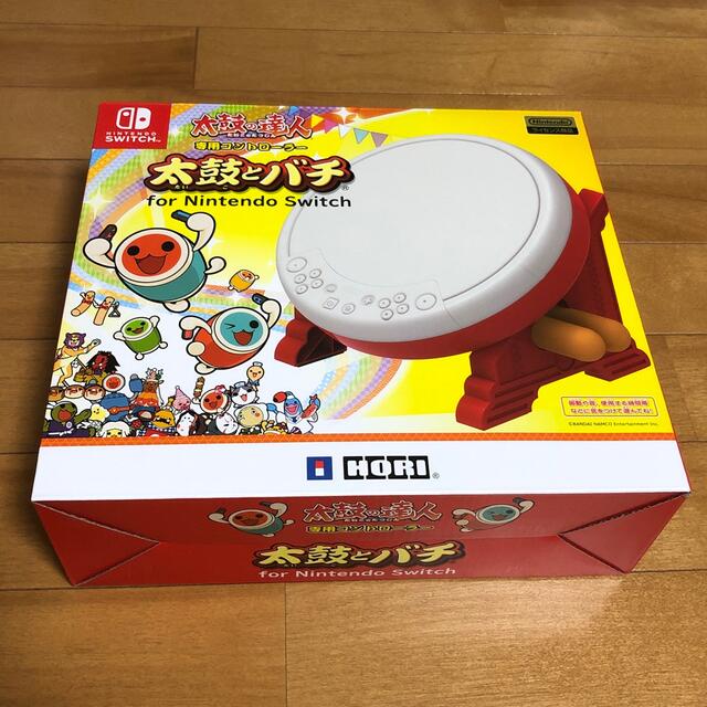 switch 太鼓の達人用　タタコン　太鼓とバチ エンタメ/ホビーのゲームソフト/ゲーム機本体(携帯用ゲームソフト)の商品写真