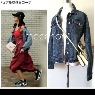 ザラ(ZARA)のほぼ未使用ザラZARAダメージ入りデニムジャケットGジャンslyルシェルGRL(Gジャン/デニムジャケット)