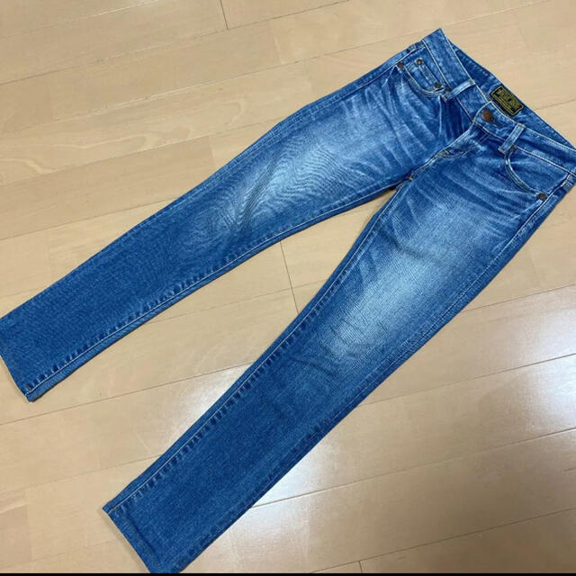 moussy(マウジー)のmoussy スキニー イエローステッチ レディースのパンツ(デニム/ジーンズ)の商品写真