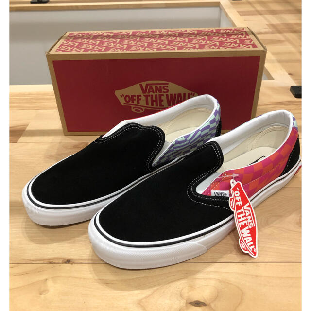 VANS スリッポン ツイスト　スエード×キャンバス　warp 30cm