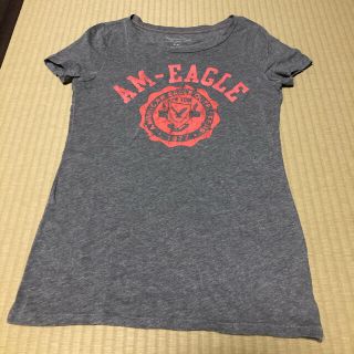 アメリカンイーグル(American Eagle)のAmerican Eagle グレーTシャツ　レディース　M(Tシャツ(半袖/袖なし))