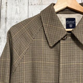 オーシバル(ORCIVAL)のORCIVAL checked coat(ステンカラーコート)