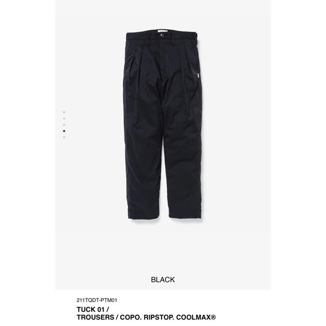 wtaps  TRDT2301   TROUSERS  BLACK 3(L)美品