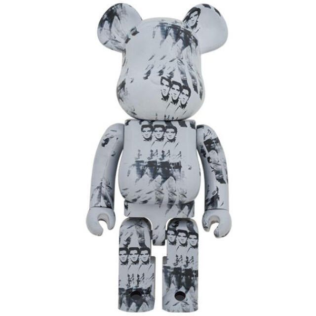 MEDICOM TOY(メディコムトイ)のBE@RBRICK Andy Warhol’s ELVIS PRESLEY 10 ハンドメイドのおもちゃ(フィギュア)の商品写真