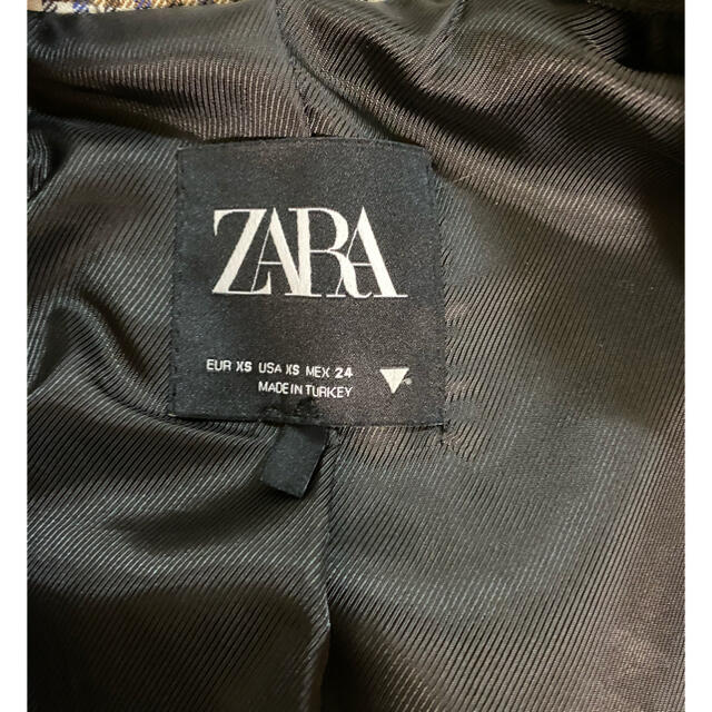 ZARA(ザラ)のチェックジャケット レディースのジャケット/アウター(テーラードジャケット)の商品写真