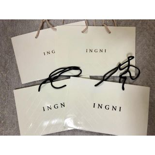 イング(INGNI)のINGNI ショップ袋　ショッパー　紙袋　4点セット(ショップ袋)