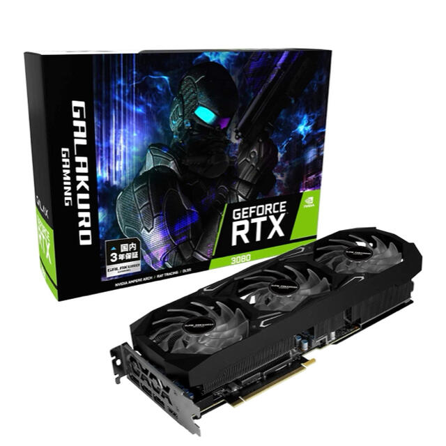 PCパーツ玄人志向 NVIDIA GeForce RTX3080搭載 グラフィックボード