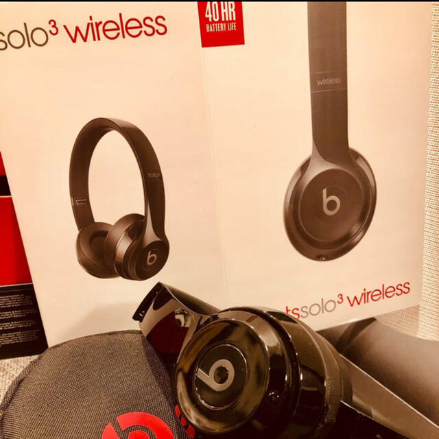 Beats by Dr Dre(ビーツバイドクタードレ)の☆beats by dr.dre　Solo3 Wireless グロスブラック スマホ/家電/カメラのオーディオ機器(ヘッドフォン/イヤフォン)の商品写真