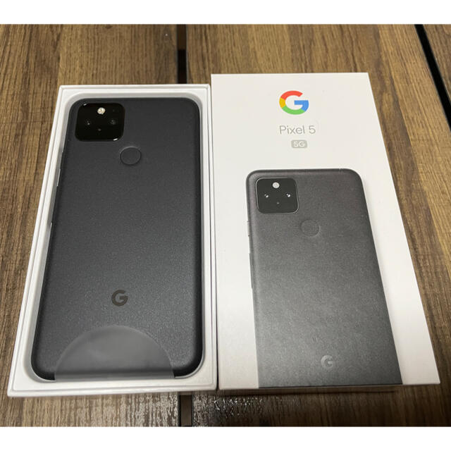 Google Pixel(グーグルピクセル)の新品未使用 Google Pixel5 ブラック au SIMロック解除済み スマホ/家電/カメラのスマートフォン/携帯電話(スマートフォン本体)の商品写真