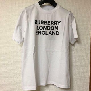 バーバリー(BURBERRY)の新品未使用◆BURBERRY◆大人もOK♪14YサイズロゴTシャツホワイト(Tシャツ/カットソー)