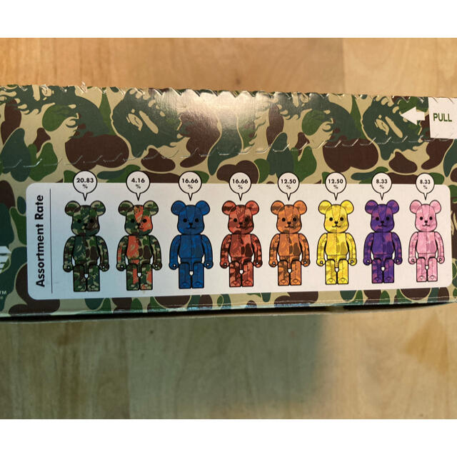 A BATHING APE(アベイシングエイプ)の完全未開封BOX・ベアブリックBAPE100% エンタメ/ホビーのフィギュア(その他)の商品写真