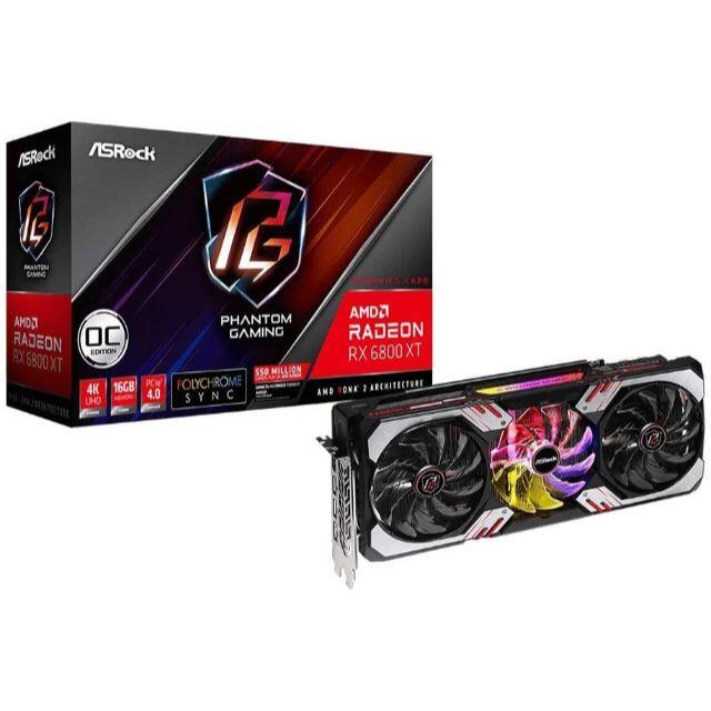 新品送料込 ASRock Radeon RX6800XT PG D 16GBGDDR616GB搭載ポート