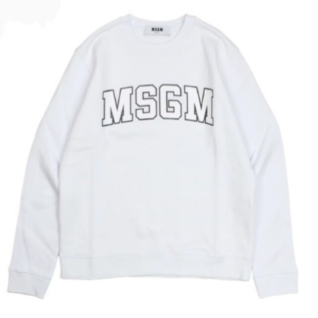 大きい割引 MSGM - 【S】MSGM エムエスジーエム/トレーナー/カレッジロゴ/ホワイト トレーナー+スウェット - raffles.mn 大きい割引 MSGM - 【S】MSGM エムエスジーエム/トレーナー/カレッジロゴ/ホワイト トレーナー+スウェット - raffles.mn