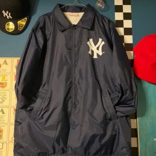 ナイキ(NIKE)の90’s Yankees jacket  ヤンキース　デッドストック(ナイロンジャケット)