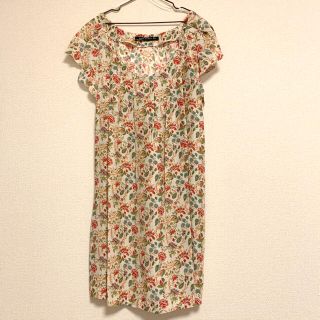 ザラ(ZARA)のZARA WOMAN 花柄ワンピース(ひざ丈ワンピース)