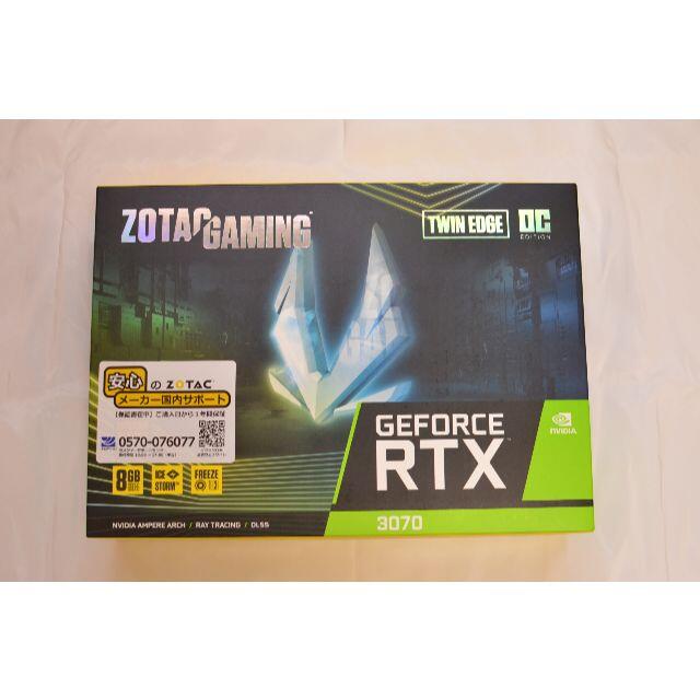 PCパーツ ZOTAC GAMING GeForce RTX 3070 Twin Edge