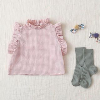 キャラメルベビー&チャイルド(Caramel baby&child )のSOORPLOOM Thelma Camisole (mini check)(ブラウス)