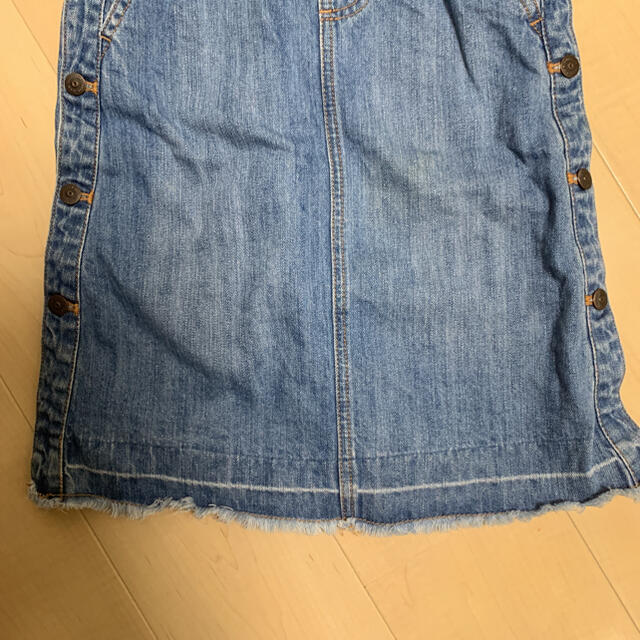 ZARA(ザラ)のザラ　デニム キッズ/ベビー/マタニティのキッズ服女の子用(90cm~)(ワンピース)の商品写真