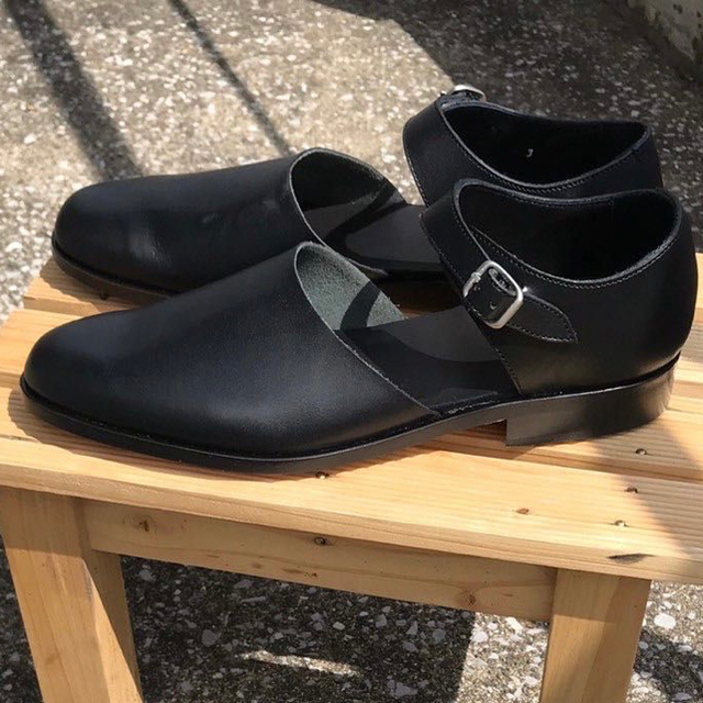 SUNSEA Normandie Mule ミュール　Black 3