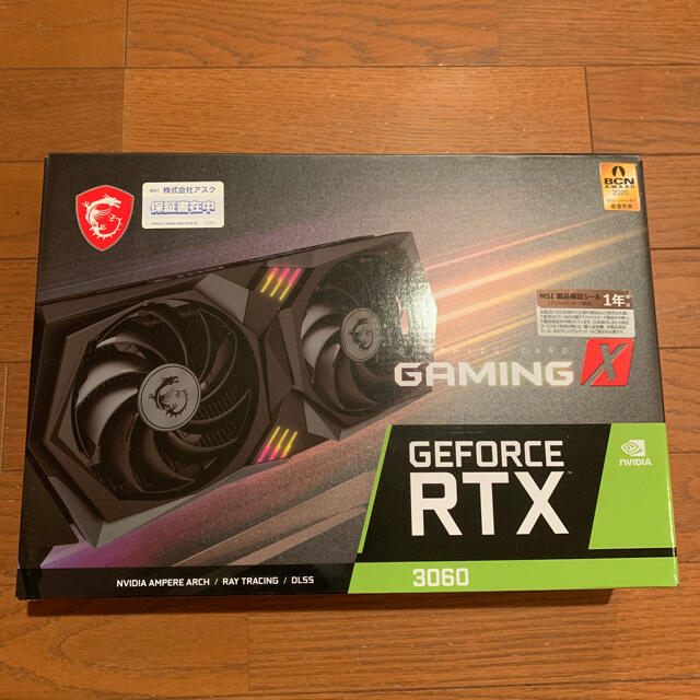 MSI GeForce RTX 3060 GAMING X 12G 新品