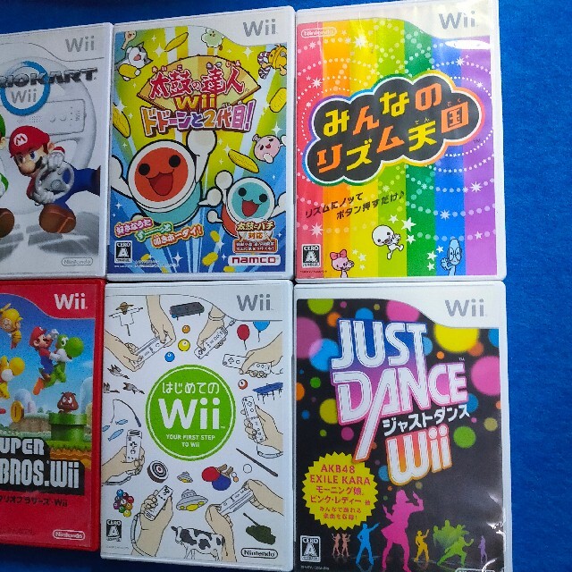 任天堂 Wii 太鼓の達人 マリオカート みんなのリズム天国 ジャストダンス