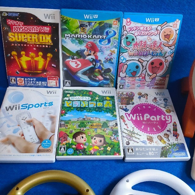 Wii Wiiu カラオケも楽しむ 本体 カラフルリモコン 太鼓の達人 マリオカート8の通販 By ミルボーン ウィーならラクマ