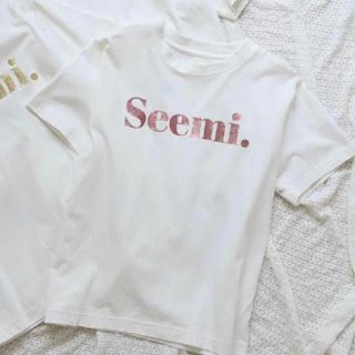 ナイスクラップ(NICE CLAUP)のseemi ピンクゴールド　Tシャツ(Tシャツ(半袖/袖なし))