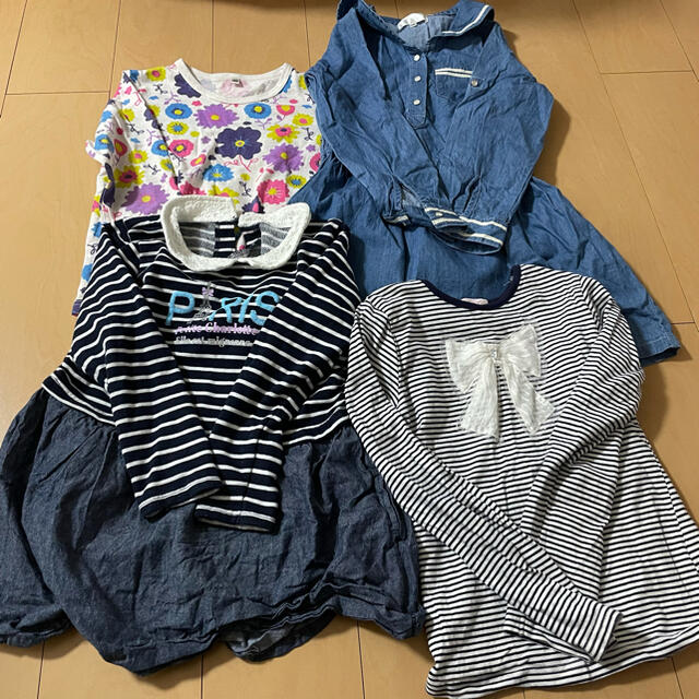 女の子用　120cm .130cm  まとめ売り32点 キッズ/ベビー/マタニティのキッズ服女の子用(90cm~)(Tシャツ/カットソー)の商品写真