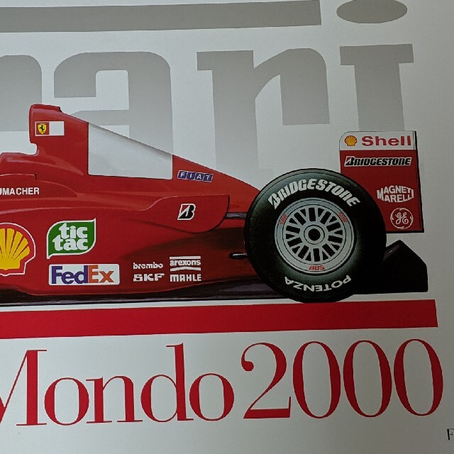 Ferrari(フェラーリ)のフェラーリｆ1 純正ポスター エンタメ/ホビーのアート用品(ポスターフレーム)の商品写真