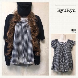 リュリュ(RyuRyu)のRyuRyu ギンガムチェック　チュニック♡超美品(チュニック)