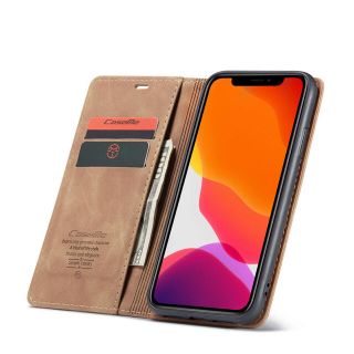 iPhone12ProMaxケース スマート薄型 軽くて便利性◎高品質レザー (iPhoneケース)